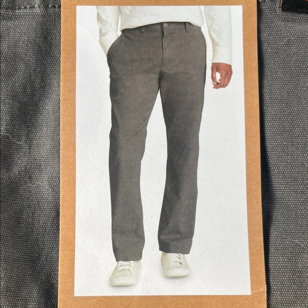 Eddie Bauer Gray canvas utility pants 32 x 29 NWT